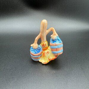 Fantasia Broom BUCKET BRIGADE Ceramic Walt Disney Japan 4"